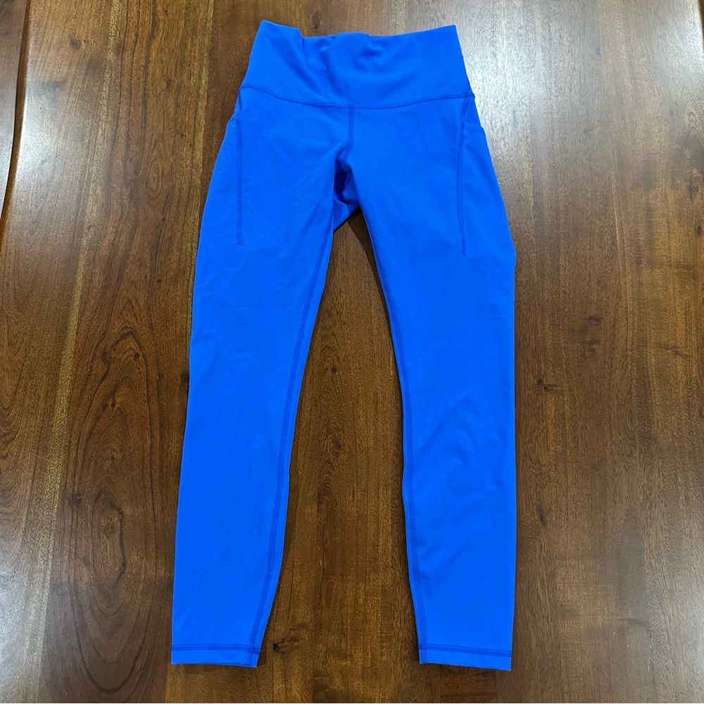lululemon athletica Bright Blue High-Rise  Wundertrain Leggings